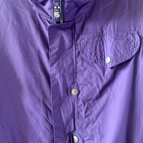 Burton Dryride Ski Snowboard Jacket Coat w/hood Women's Sz M Purple Cool Flavors - Picture 5 of 15